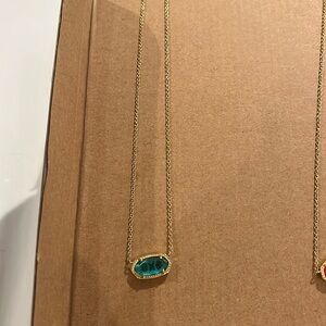 teal kendra scott necklace